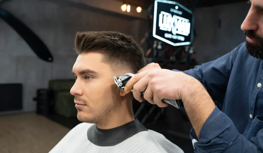 Fade haircut for men